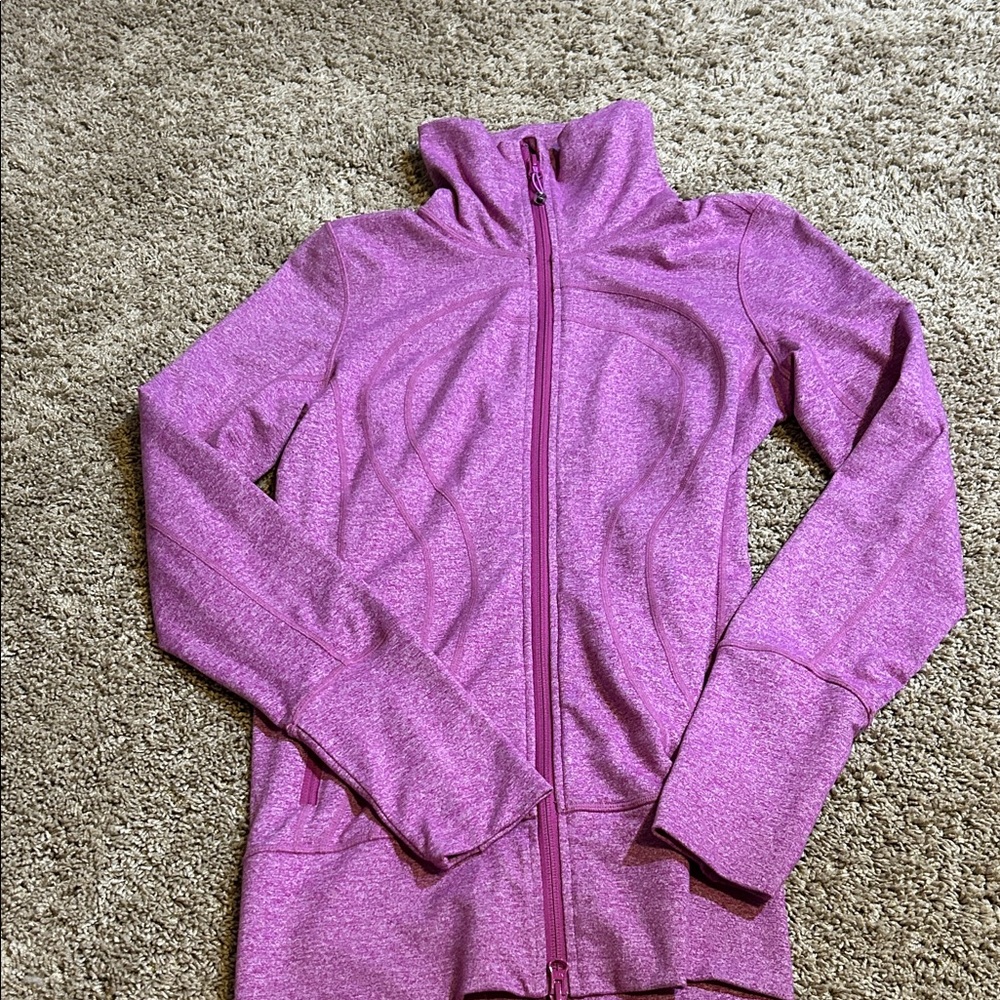 Lululemon Athletica Heathered Pink Jacket